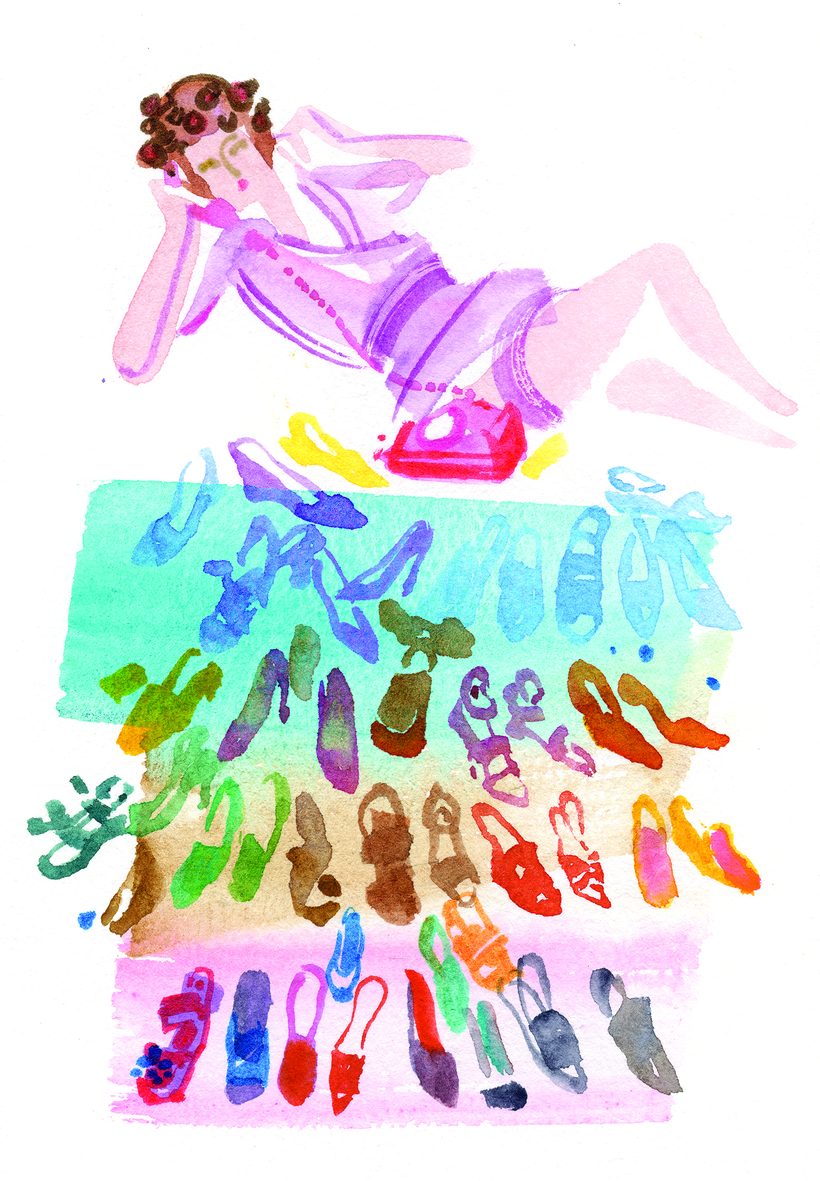 Soleful, a watercolour illustration by Lihuà from the Daydreams collection.