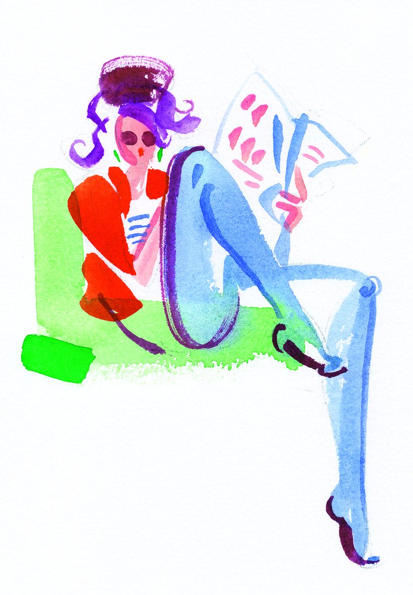 Safe Space, a watercolour illustration by Lihuà.