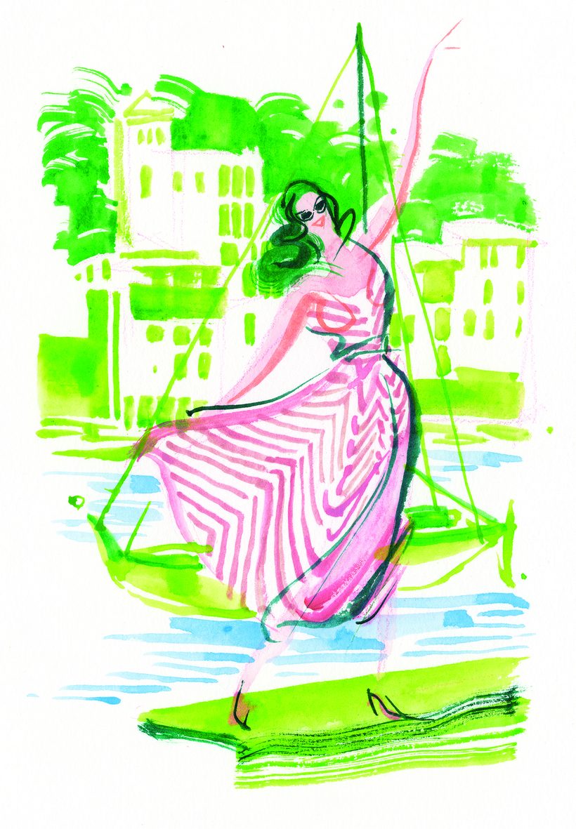 Izati, a watercolour illustration by Lihuà from the Daydreams collection.