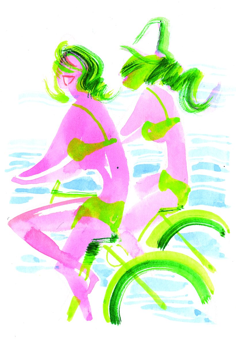 Wabi Sabi, a watercolour illustration by Lihuà from the Daydreams collection.