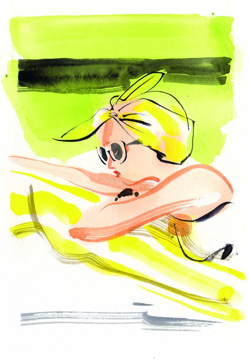 Lemonade, a watercolour illustration by Lihuà from the Daydreams collection.