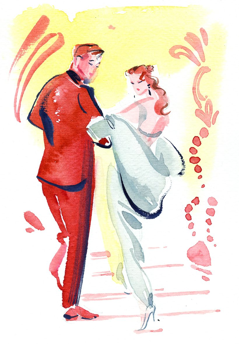 Say Yes, a watercolour illustration by Lihuà from the Daydreams collection.