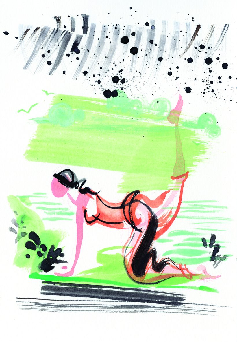 Armazonian, a watercolour illustration by Lihuà from the Daydreams collection.