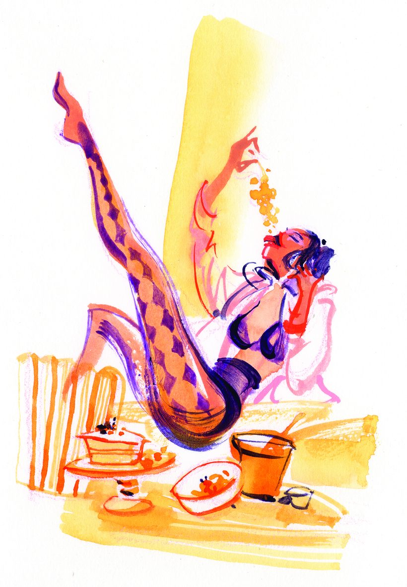 Venere Dionisio, a watercolour illustration by Lihuà from the Daydreams collection.