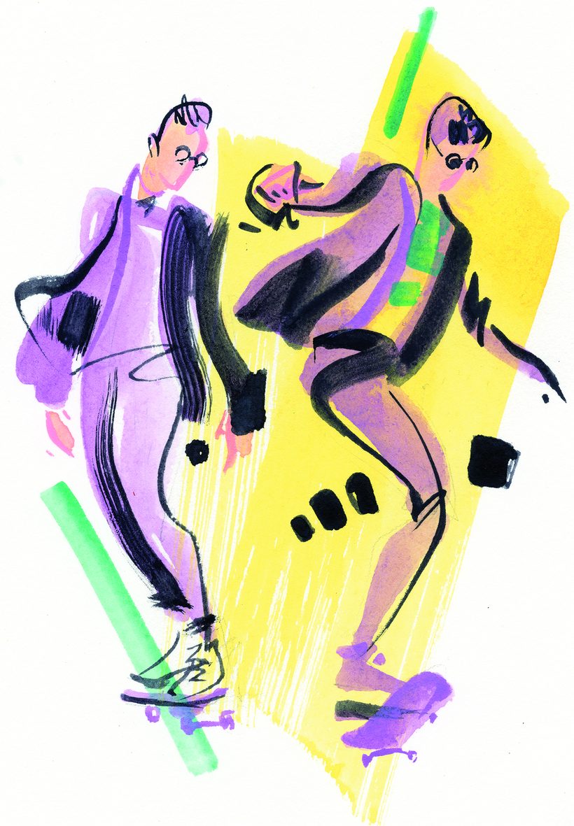 Thmooth, a watercolour illustration by Lihuà from the Daydreams collection.